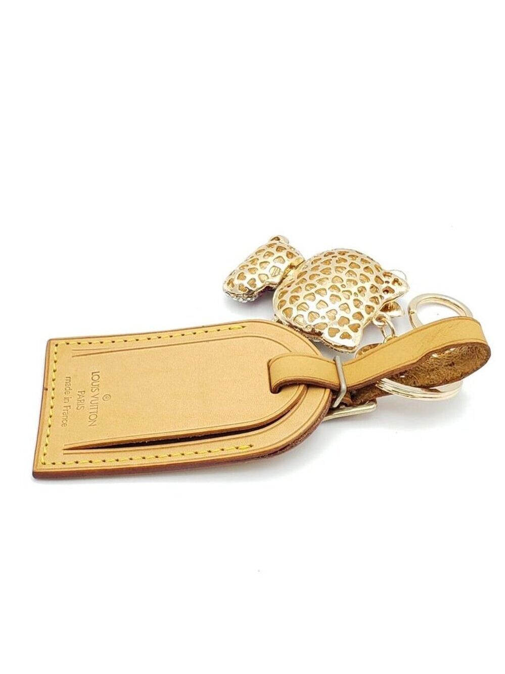 Authentic Louis Vuitton Luggage Nametag with Unbranded Keycharm - Picture 8 of 15